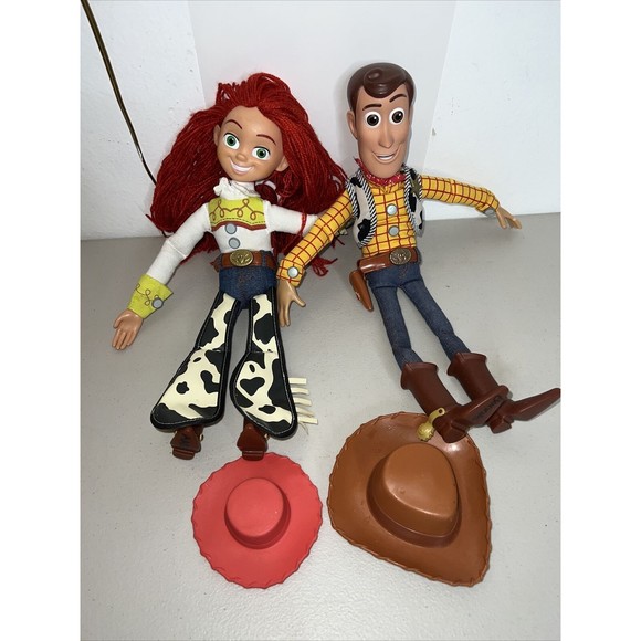 Disney Toys Pair Set Disney Store Toy Story Pull String Jessie